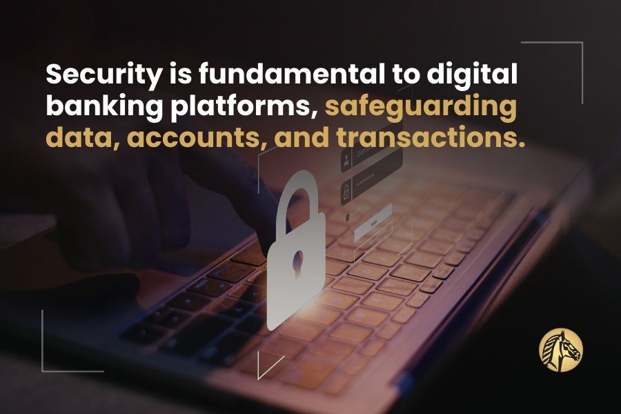 Sicherheit ist grundlegend f&uuml;r digitale Banking-Plattformen und sch&uuml;tzt Daten, Konten und Transaktionen.